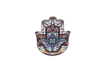  Ceramic Hamsa Hand Coaster 11cm	 