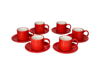  Expresso Cups &amp; Saucer 12pcs 80ml   - default