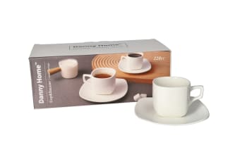  Cappuccino Cup &amp; Saucer 12pcs 220ml