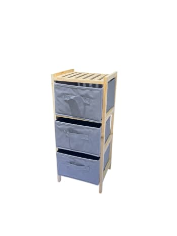 3 Drawer Storage Unit 27.6cm - default