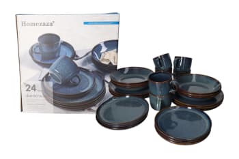 Reactive Glaze Dinnerware Set 24pcs - default