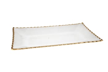 Rectangle Glass Serving Platter 42cm