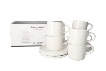 Ceramic ﻿Cups &amp; Saucer 12pcs 200ml  - default