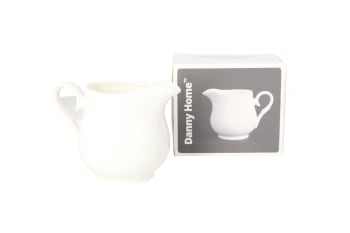 Ceramic White Milk Jug 300ml  