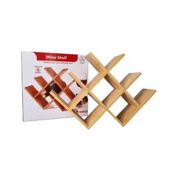 Red Wine Wooden Rack 43.5cm