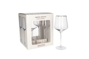 Shining Crystal 4 Pcs Wine Glasses 22.5cm - default