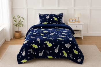 Soft Snug Fleece Single Duvet Cover Set