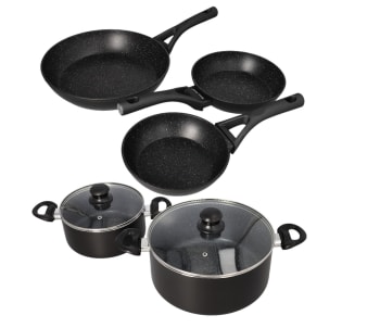 Black Non-Stick Casserole 20.2cm - default
