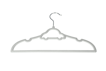 Blue Velvet Kids Hanger 10pcs 32.3cm