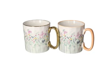 Porcelain Coffee Mug Set 2pcs 310ml 