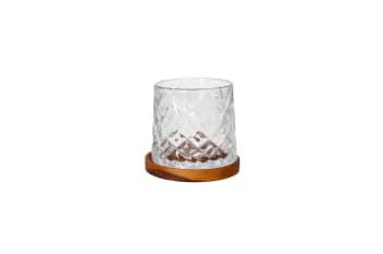 Whisky Glass with Coaster 320ml - default