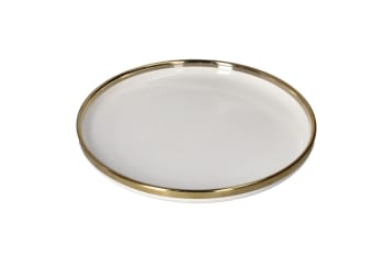 Golden Rim Dinner Plate 25.4cm