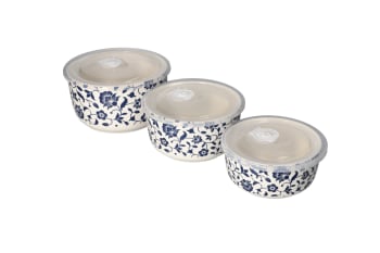 Quality Porcelain Food Container Set 3pcs