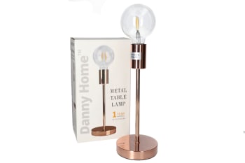 Rose Gold Table Lamp 41cm