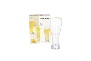  Beer Glasses 4Pcs 600ml