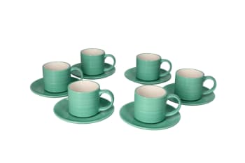  Expresso Cups &amp; Saucer 12pcs 80ml   - default