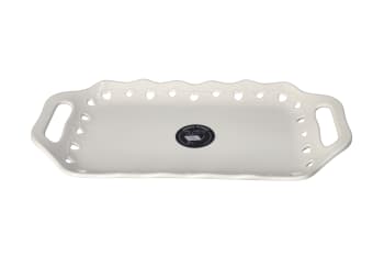 Ceramic Serving Platter With Handles 41.5cm