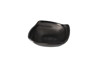 Black Melamine Square Sauce Bowl 11.2cm