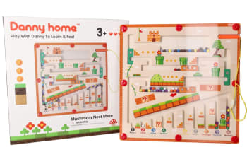  Wooden Magnetic Bread Maze Toy - default