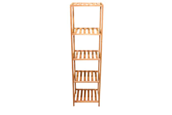 5 Tier Wooden Storage Rack 130cm