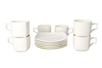  Cappuccino Cup &amp; Saucer 12pcs 220ml