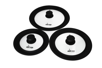Glass &amp; Silicone Pot Lid 25.5cm - default