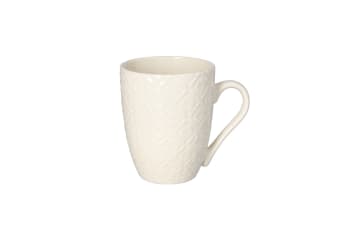 Floral White Mug 10.2cm