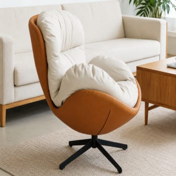 Swivel 360° Lounge Chair 87cm
