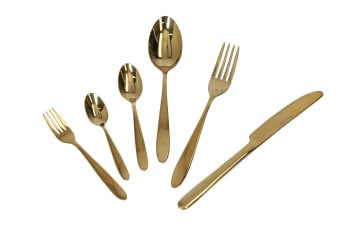 Gold Tea Spoon 6Pcs 13.9cm - default