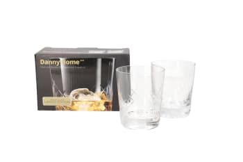 Pressed Whiskey Glasses 2pcs 8cm