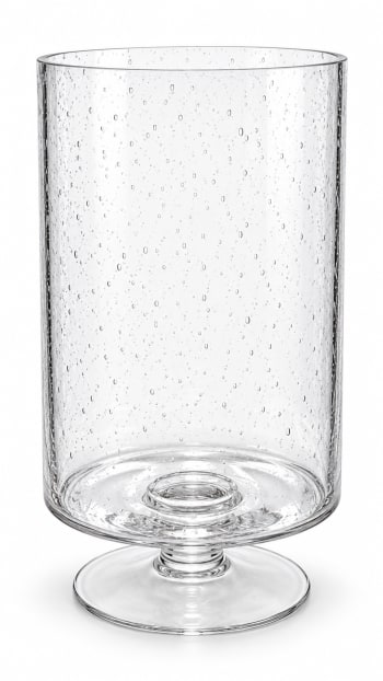 Bubble Pattern Glass Jar 25cm - default