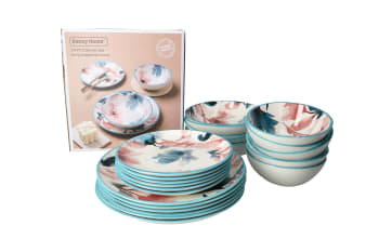 Floral Ceramic Dinner Set 24pcs - default