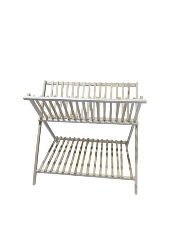 4 Tier Bamboo Dish Rack 41.5cm