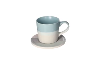 Ceramic Tea Cup and Coaster Set 12pcs 200ml - default