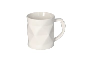 White Triangular Pattern Mug 10cm - default