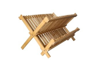 2 Tier Bamboo Dish Rack 40.1cm - default