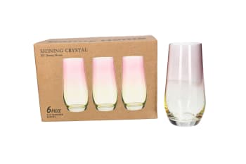 Crystal Tall Glasses 6pcs 15.7cm - default