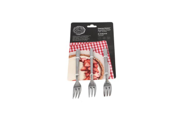 Silver Dessert Fork Set 6pcs