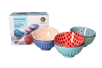 Bohemian Design Dessert Bowls 6pcs 11.8cm