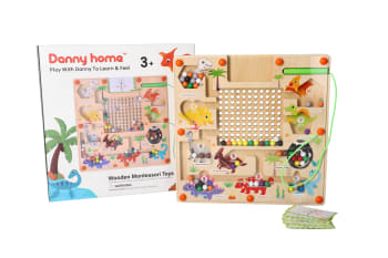 Wooden Magnetic Bread Maze Toy - default