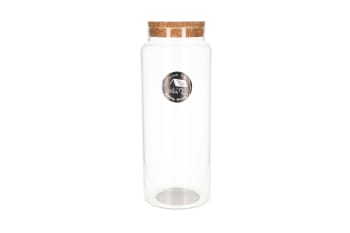 Glass Jar With Wooden Lid 1600ml 