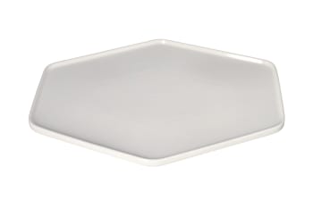  White Claire Flat Platter 35cm