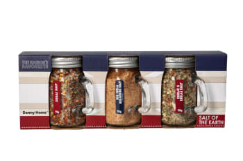 Glass Spices Seasoning Jar 3pcs 7cm - default