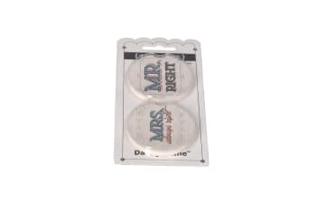 Absorbent Car Coaster 6.5cm 2pcs - default