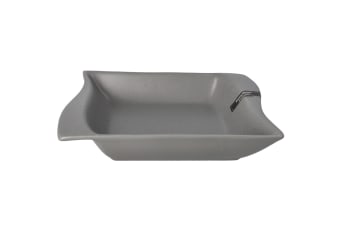 Grey Wavy Pasta Bowl 14cm