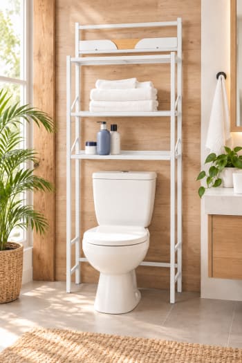 3-Tier Over-the-Toilet Storage Rack 165cm