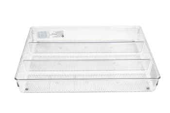 3-Compartment Cutlery Drawer Organizer 35cm - default