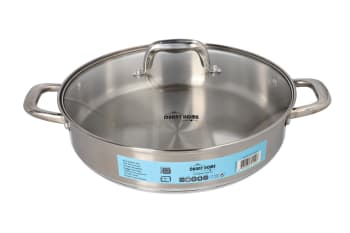 Casserole Pot with Glass Lid 41cm