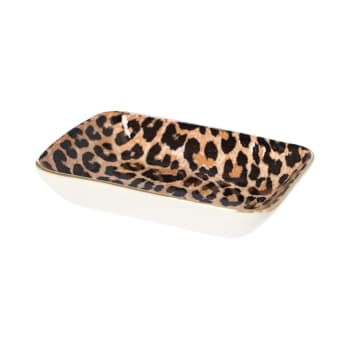 Leopard Design Sauce Dish 10cm