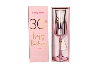 30th Birthday Champagne Glass